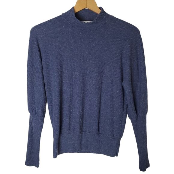 Michael Stars Ribbed Balloon Sleeve Sweater Size XS - Picture 1 of 5